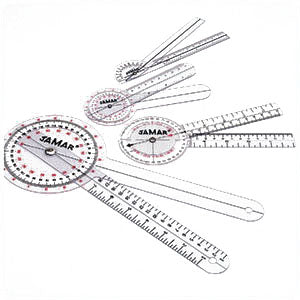 E-Z Read Goniometer, 6 3/4", Plastic