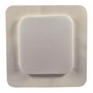 MediPlus-Comfort Foam Border Ag Island Dressing, 4" x 4", Pad Size 2.4" x 2.4", Sterile