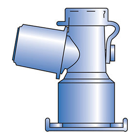 Pneupac Sterile Standard Dual-Axis Swivel Adapter