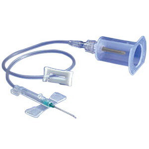 Saf-T Wing Blood Collection and Infusion Set, 23 G x 3/4" winged needle with 12" of tubing