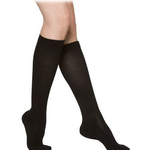 Cushioned Cotton Calf, 20-30, X-Large, Long, Closed, Black
