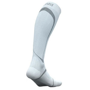 Performance Sock Calf, 20-30 mmHg, Size LM, Closed Toe, White