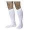 Diabetic Compression Socks, Calf, 18-25 mmHg, Large, Long, Closed, White