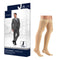 Midtown Microfiber Thigh-High with Grip-Top, 20-30, Large, Long, Closed, Tan/Khaki