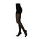 Soft Opaque Pantyhose, 20-30, Large, Long, Closed, Black