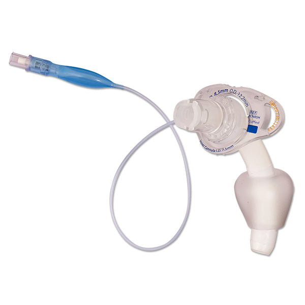 Flexible Tracheostomy Tube with TaperGuard, Cuff, Disposable Inner Cannula, Size 6.5 mm