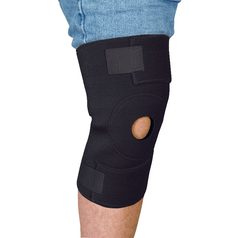 Leader X-Tended Knee Support, Black, Universal