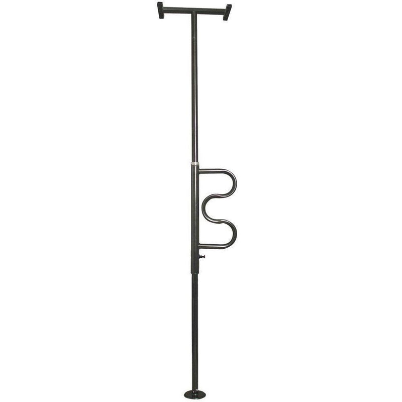 Security Pole and Curve Grab Bar