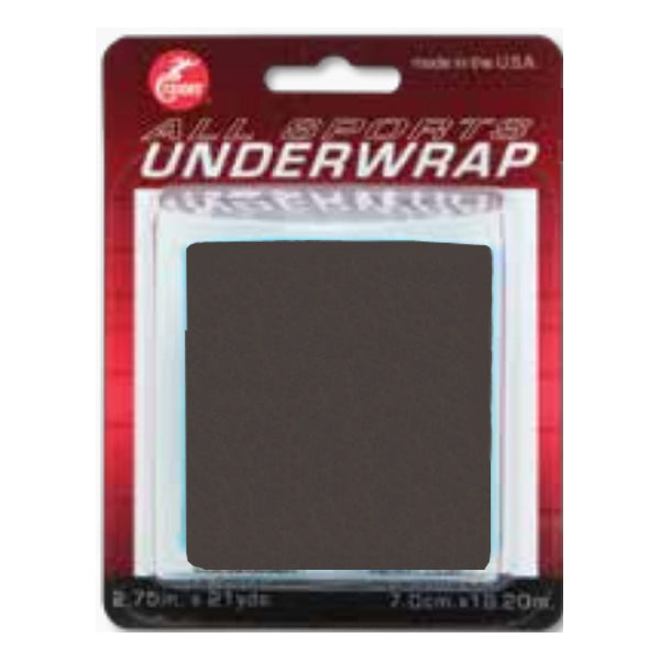 Cramer All Sports Underwrap, 2.75" x 21 Yards, Black