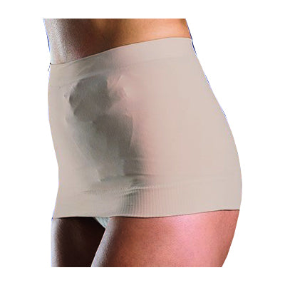 StomaSafe Plus Ostomy Support Garment, Small/Medium  33.5" - 43.5" Hip Circumference, Beige