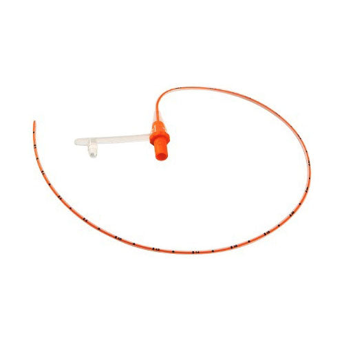 Indwelling Long Silicone Enteral Feeding Tube with Radiopaque Orange Stripe 8 Fr 35"