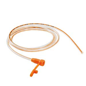 Indwelling Polyurethane Enteral Feeding Tube with Radiopaque Orange Stripe 8 Fr 16"