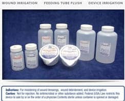 USP Normal Sterile Saline Screw Top Container 100mL For Wound Care Use