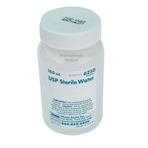 USP Sterile Water Screw Top Container 100mL For Wound Care Use
