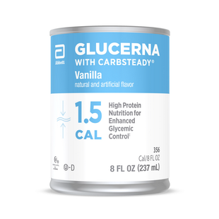 Glucerna 1.5 Cal, Vanilla 8 oz. Ready-to-Hang with Safety Screw Connector