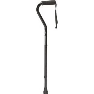 Cardinal Health Offset Push Button Cane 250 lb Capacity