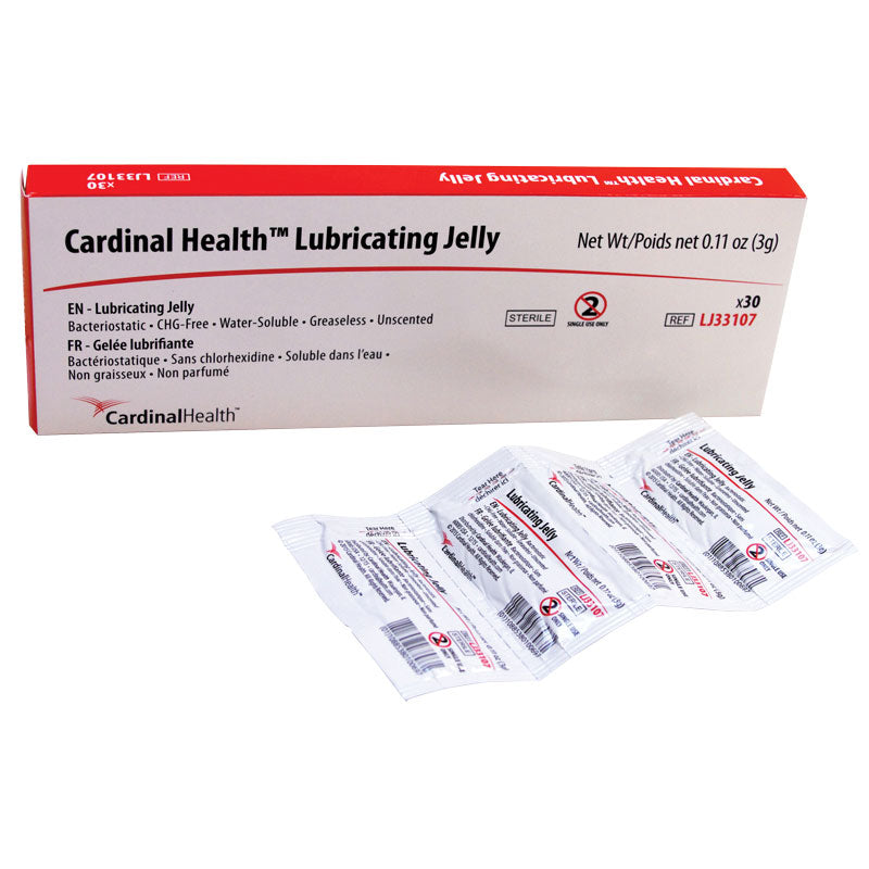 Cardinal Health Lubricating Jelly 3g Packet