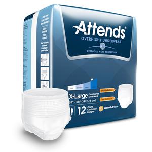 Attends Overnight Protective Underwear with Leakage Barriers