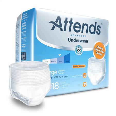 Attends Unisex Regular Absorbency Value Tier Protective Underwear