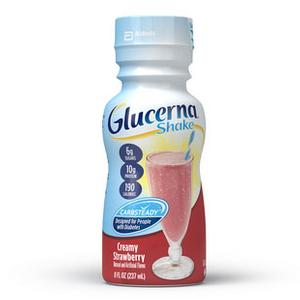 Glucerna Shake Strawberry Retail 8oz. Bottle