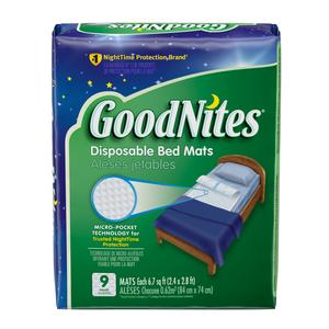 GoodNites Bed Mats, 30" x 36"