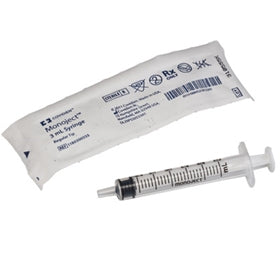 Monoject SoftPack Regular Luer Tip Syringe 3 mL