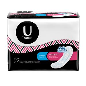 U by Kotex Premium Ultra Thin Pads, Regular