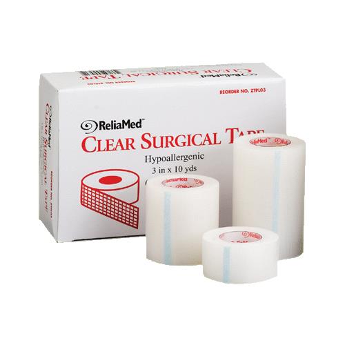 ReliaMed Clear Surgical Tape 1" x 10 yds.