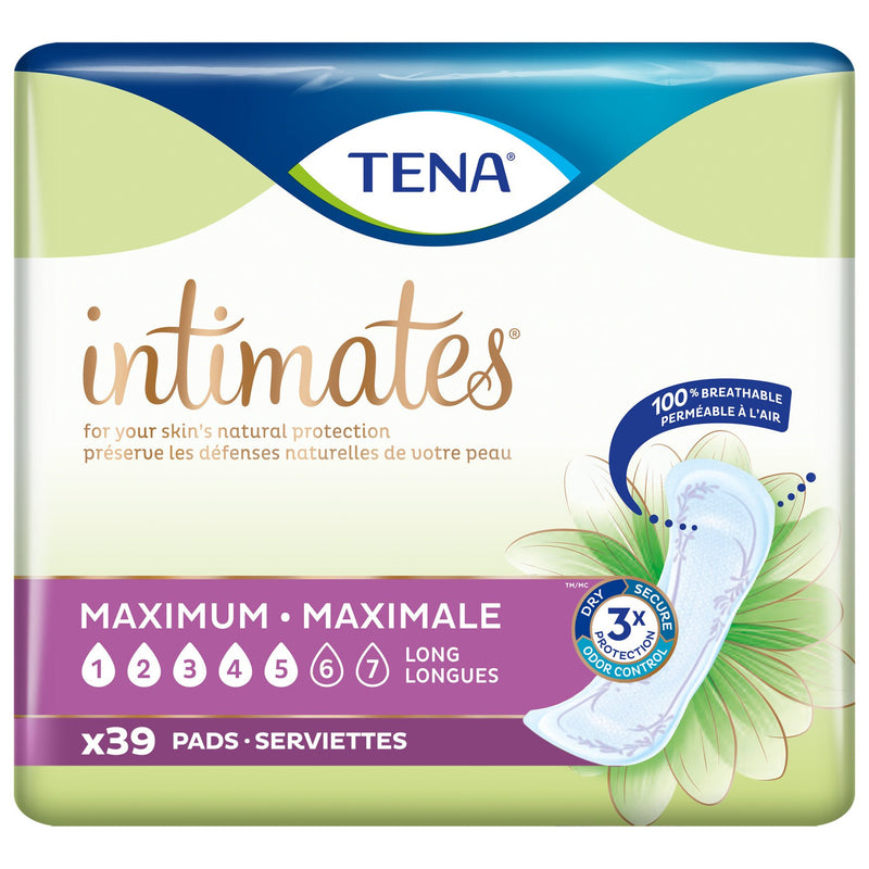 TENA Intimates Maximum Long Pad, 39 Count, 15"