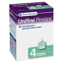 Pentips Pen Needle 32G x 4 mm (100 count)