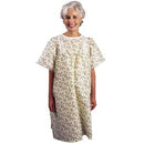 Salk LadyLace Patient Gown with Short Sleeves Pink Rosebud