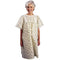 Salk LadyLace Patient Gown with Short Sleeves Pink Rosebud