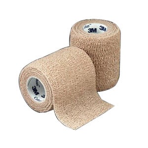 Coban Non-Sterile Self-Adherent Wrap 6" x 5 yds., Tan