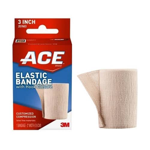 Ace Bandage with Hook Closure, 3"
