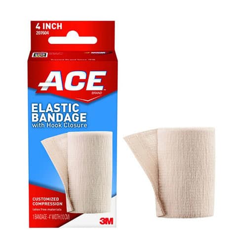 Ace Bandage with Hook, 4"