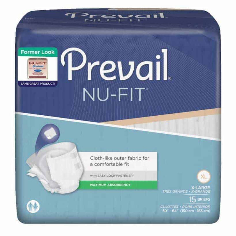 Prevail Nu-Fit Adult Brief Large 45" - 58"