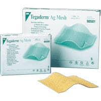 Tegaderm Sterile Ag Mesh Dressing with Silver 4" x 5"