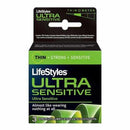 LifeStyles Ultra Sensitive Latex Condoms, 3 Count