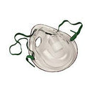Allied Healthcare Adult Aerosol Mask with Elastic Strap and Adjustable Noseclip, Latex-free, Elongated