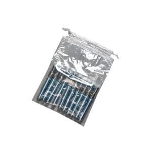 Pull-Tite Low Density Polyethylene Double-Drawstring Bag, 18" x 12"