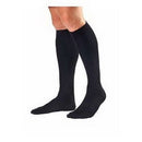 Men's Knee-High Ribbed Compression Socks Large, Black