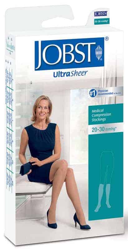 UltraSheer Women's Waist-High Firm Compression Pantyhose Medium