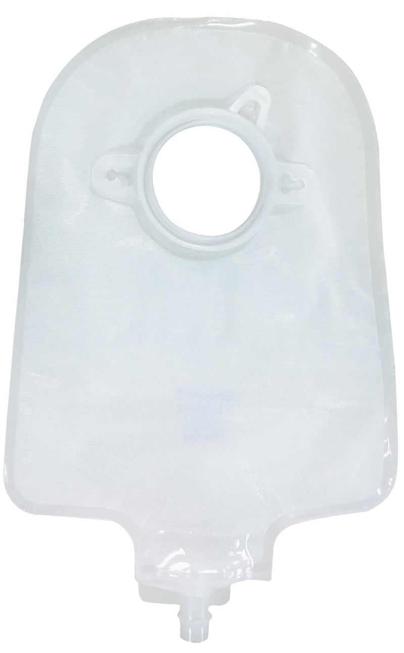 Securi-T USA 10" Urinary Pouch Transparent Flip-Flow Valve (includes 10 caps 1 Night Adapter)