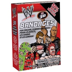 Ouchies WWE Adhesive Bandages 30 ct