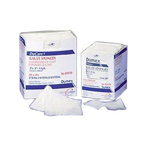 Ducare Sterile Woven Gauze Sponge 3" x 3", 12-Ply