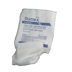 Ducare Non-Sterile Woven Gauze Sponge 3" x 3", 12-Ply