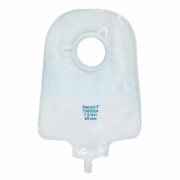 Securi-T USA 10" Urinary Pouch Transparent (includes 10 caps)