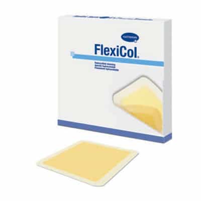 FlexiCol Hydrocolloid Dressing, 2" x 2"