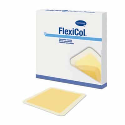 FlexiCol Hydrocolloid Dressing, 4" x 4"