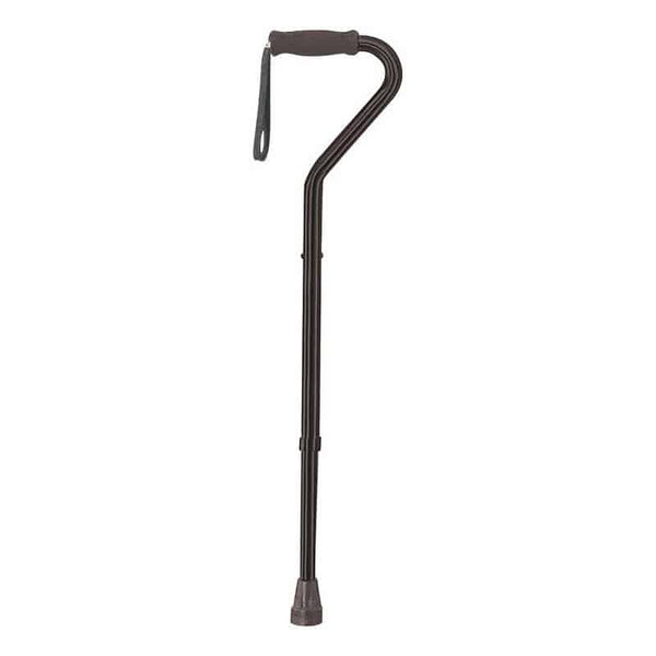 Bariatric Offset Handle Cane, Tall Adult, Black